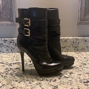 Micheal Kors leather booties